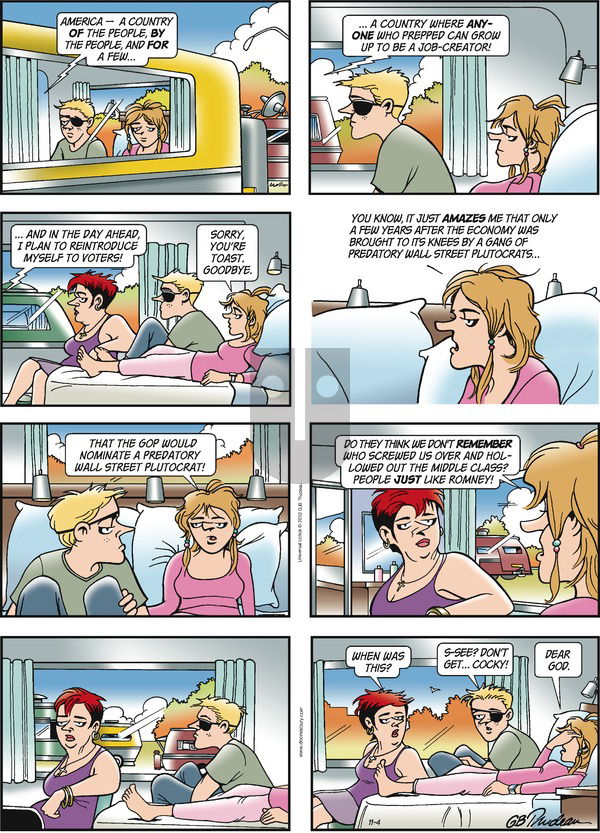 Doonesbury on Sunday November 4, 2012 Comic Strip