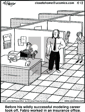 Close to Home - Friday April 12, 2002 Comic Strip