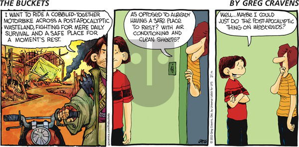 The Buckets on Sunday August 26, 2012 Comic Strip