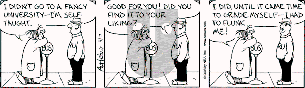 The Born Loser on Wednesday September 17, 2008 Comic Strip