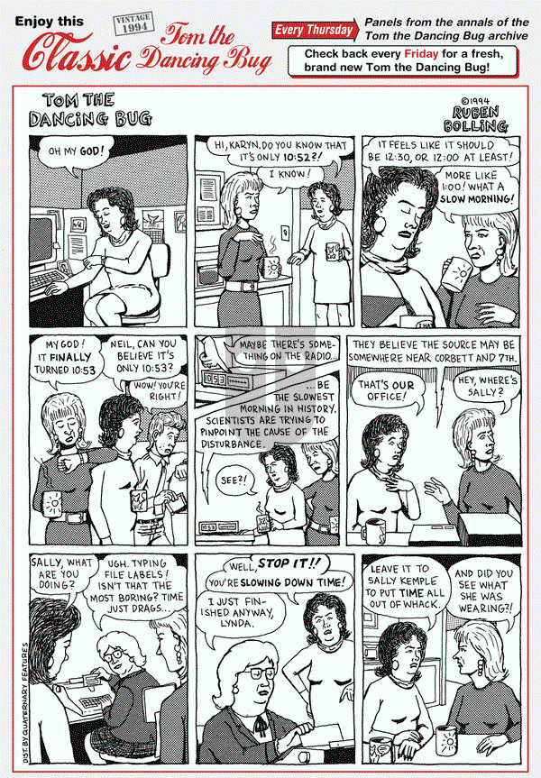 Tom the Dancing Bug on Thursday April 23, 2020 Comic Strip