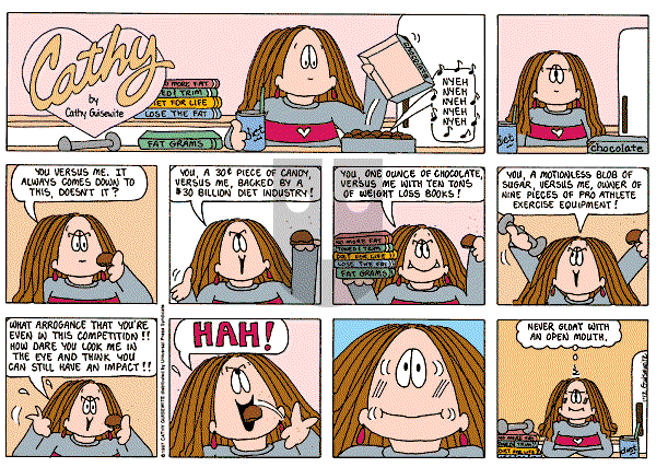 Cathy Classics - Sunday January 12, 1997 Comic Strip