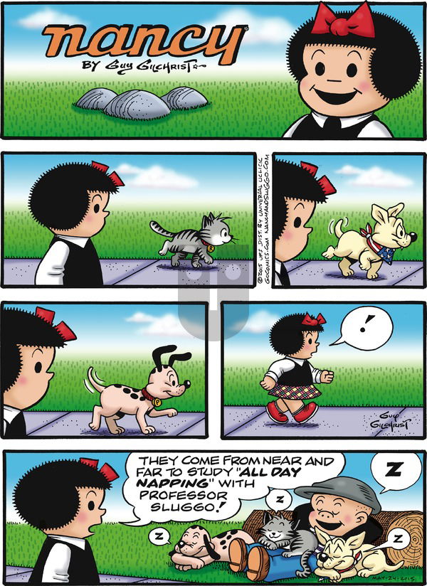 Nancy on Sunday May 24, 2015 Comic Strip