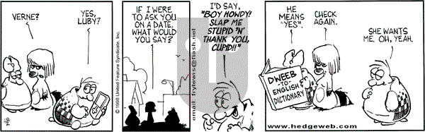 Over the Hedge on Monday February 22, 1999 Comic Strip