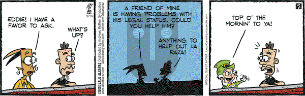 La Cucaracha on Monday March 16, 2020 Comic Strip