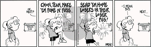 FoxTrot on Friday September 15, 1989 Comic Strip