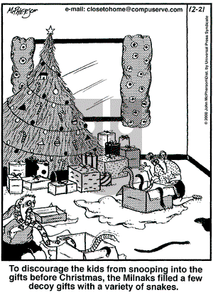 Close to Home on Tuesday March 13, 2001 Comic Strip