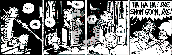 Calvin and Hobbes - Monday January 14, 1991 Comic Strip