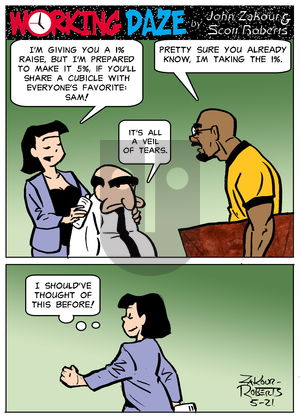 Working Daze on Wednesday May 21, 2025 Comic Strip