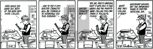Doonesbury on Thursday March 20, 1980 Comic Strip
