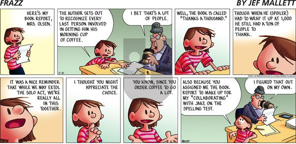 Frazz on Sunday May 31, 2020 Comic Strip