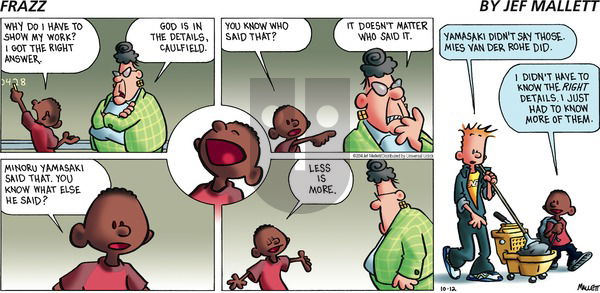 Frazz - Sunday October 12, 2014 Comic Strip