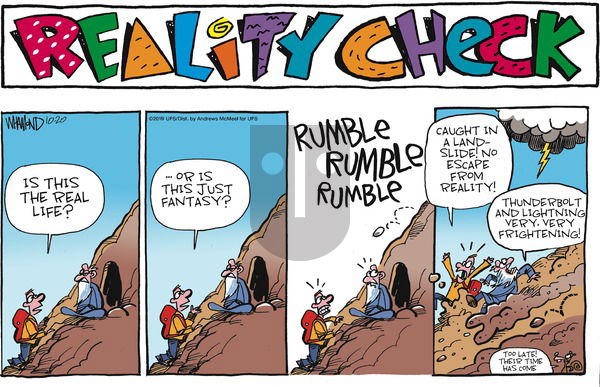 Reality Check on Sunday October 20, 2019 Comic Strip