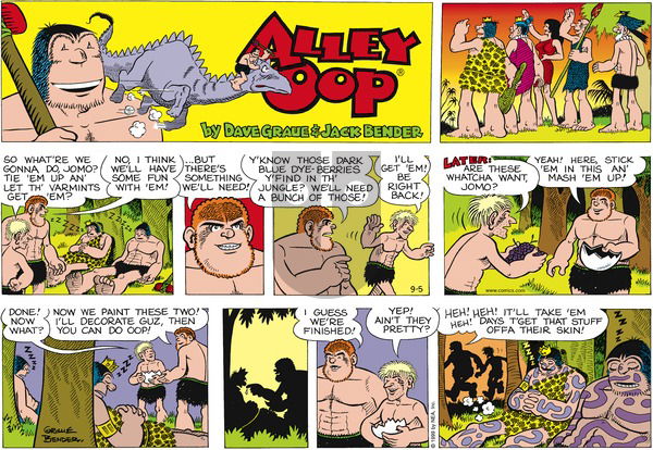 Alley Oop on Sunday September 5, 1999 Comic Strip