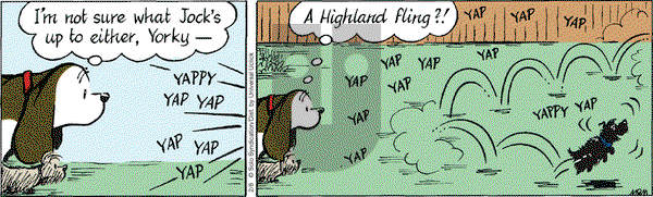 Fred Basset on Monday February 8, 2016 Comic Strip