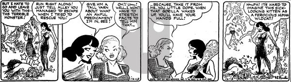 Alley Oop on Saturday December 13, 1947 Comic Strip