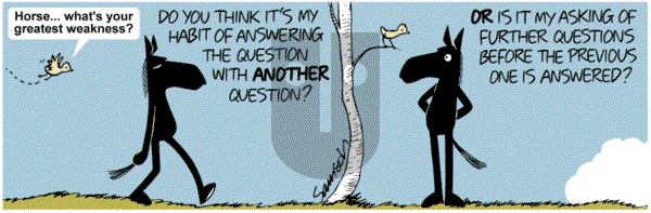 Dark Side of the Horse on Sunday April 6, 2014 Comic Strip