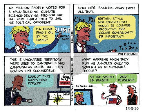 Ted Rall on Friday December 2, 2016 Comic Strip