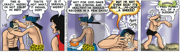 Alley Oop on Friday January 12, 2018 Comic Strip