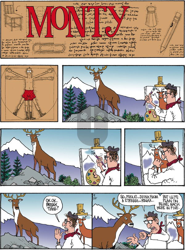 Monty on Sunday April 25, 2021 Comic Strip