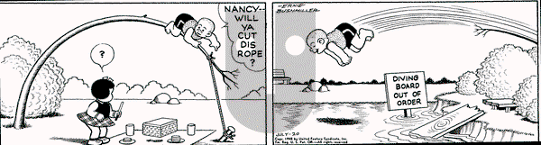 Nancy on Tuesday July 20, 1948 Comic Strip