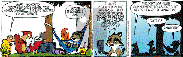 Over the Hedge on Monday March 24, 2014 Comic Strip