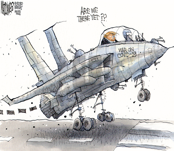 Matt Davies on Tuesday March 24, 2020 Comic Strip