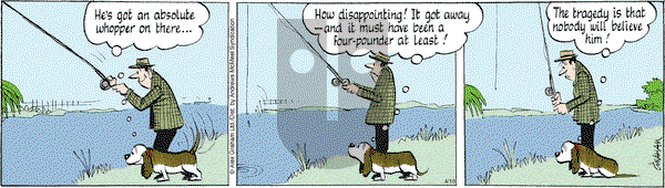 Fred Basset on Thursday April 10, 2025 Comic Strip
