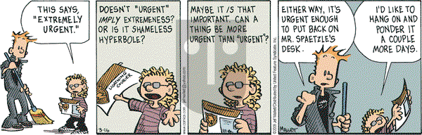 Frazz on Monday March 16, 2009 Comic Strip