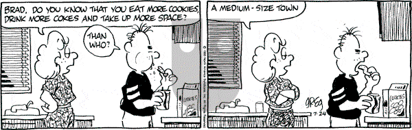 Luann on Tuesday July 24, 1990 Comic Strip