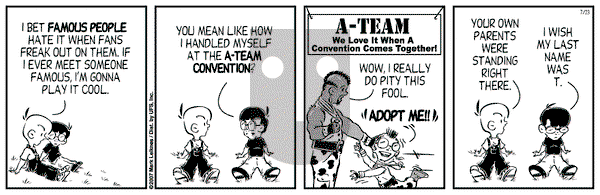 Cow and Boy Classics on Monday July 23, 2007 Comic Strip