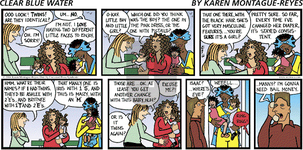 Clear Blue Water on Sunday January 8, 2006 Comic Strip