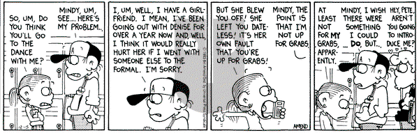 FoxTrot on Wednesday December 15, 1993 Comic Strip