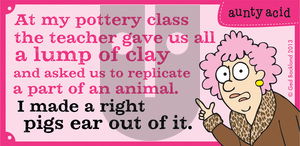 Aunty Acid on Thursday July 11, 2013 Comic Strip