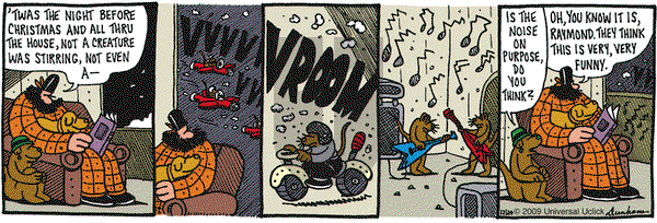 Overboard on Thursday December 24, 2009 Comic Strip