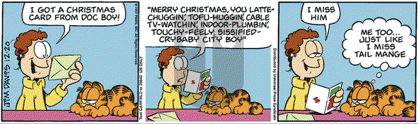 Garfield on Thursday December 20, 2007 Comic Strip