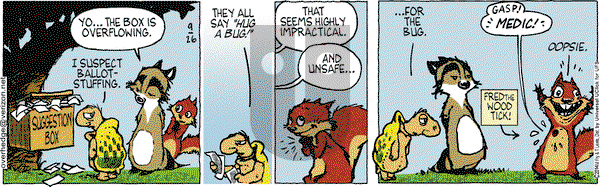 Over the Hedge on Friday September 26, 2014 Comic Strip