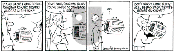 Arlo and Janis on Friday January 25, 2002 Comic Strip