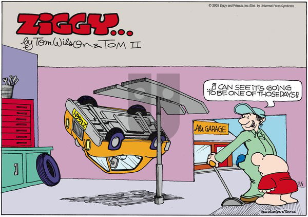Ziggy on Sunday May 1, 2005 Comic Strip