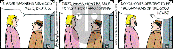 The Born Loser on Tuesday November 10, 2020 Comic Strip