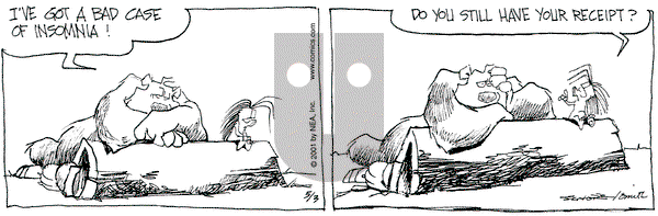 The Grizzwells on Thursday May 3, 2001 Comic Strip