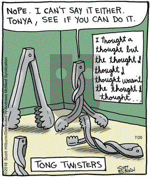 The Argyle Sweater on Thursday July 26, 2018 Comic Strip
