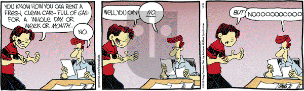 The Buckets on Saturday December 7, 2019 Comic Strip