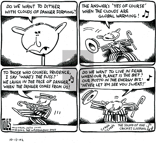 Tom Toles - Sunday October 13, 2002 Comic Strip