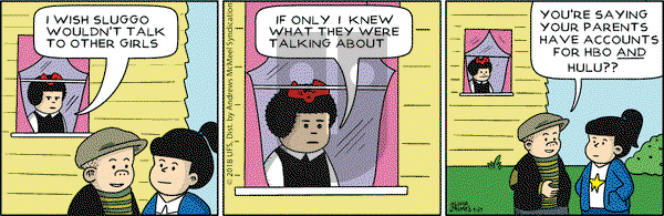 Nancy on Tuesday April 24, 2018 Comic Strip