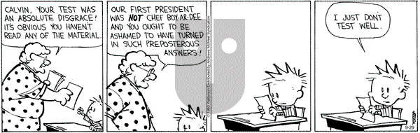 Calvin and Hobbes - Friday September 29, 2023 Comic Strip
