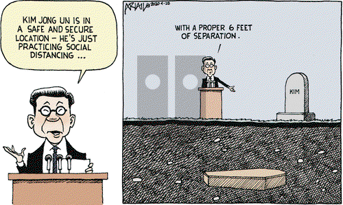 Robert Ariail on Tuesday April 28, 2020 Comic Strip