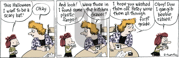 Cul de Sac - Tuesday October 3, 2023 Comic Strip