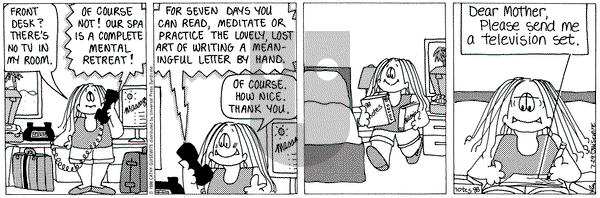 Cathy Classics on Wednesday July 29, 1998 Comic Strip