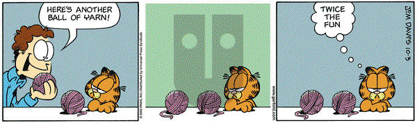 Garfield on Tuesday October 3, 2000 Comic Strip